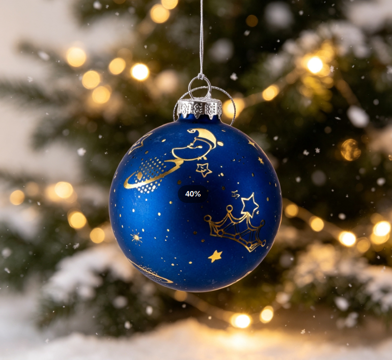 Glass Christmas ball for Party Decoration