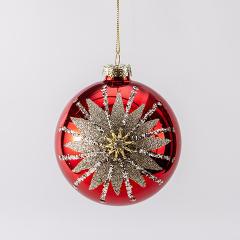 Glass Christmas ball for Party Decoration
