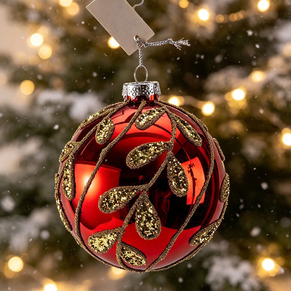 Glass Christmas ball for Party Decoration