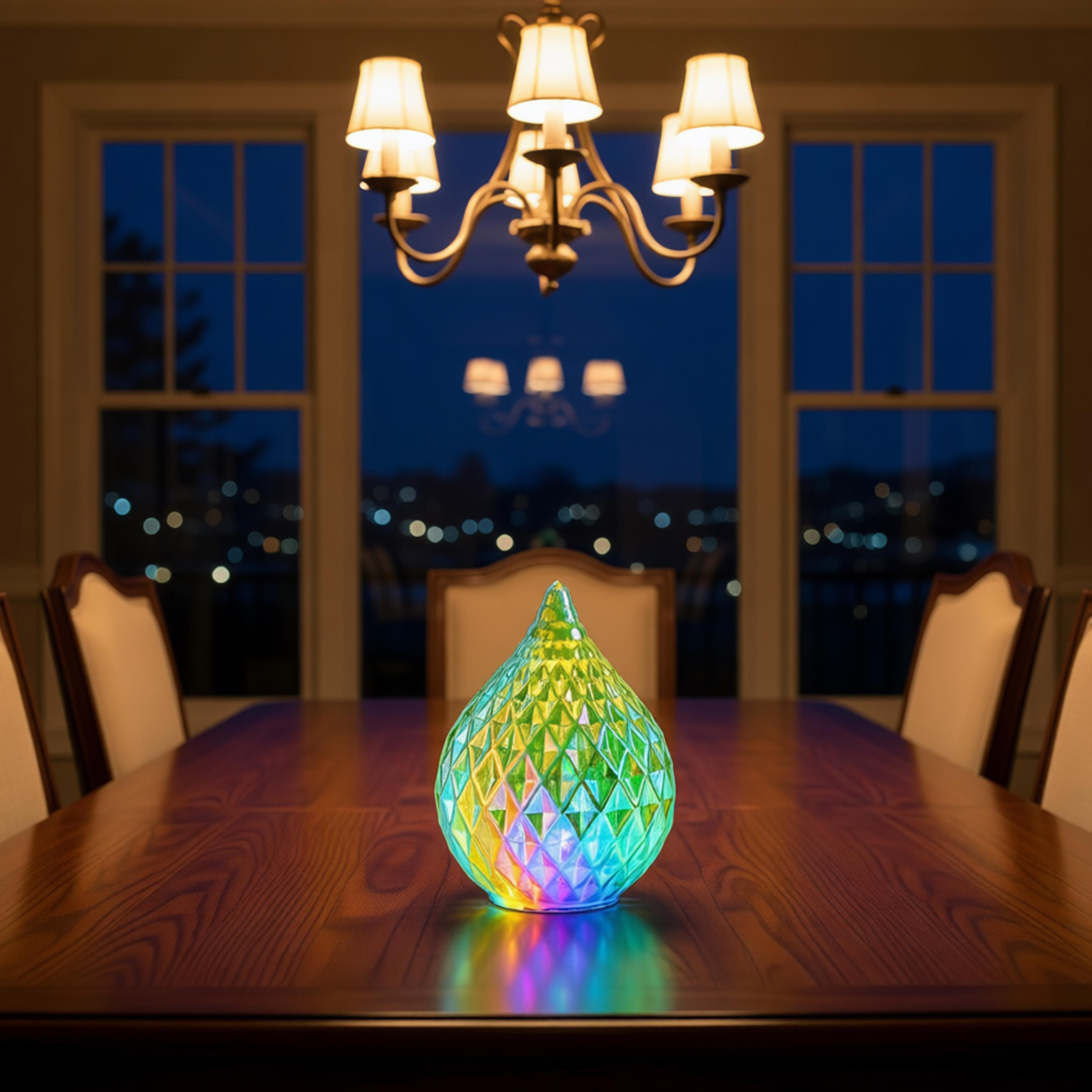 GLASS LED ORNAMENTS