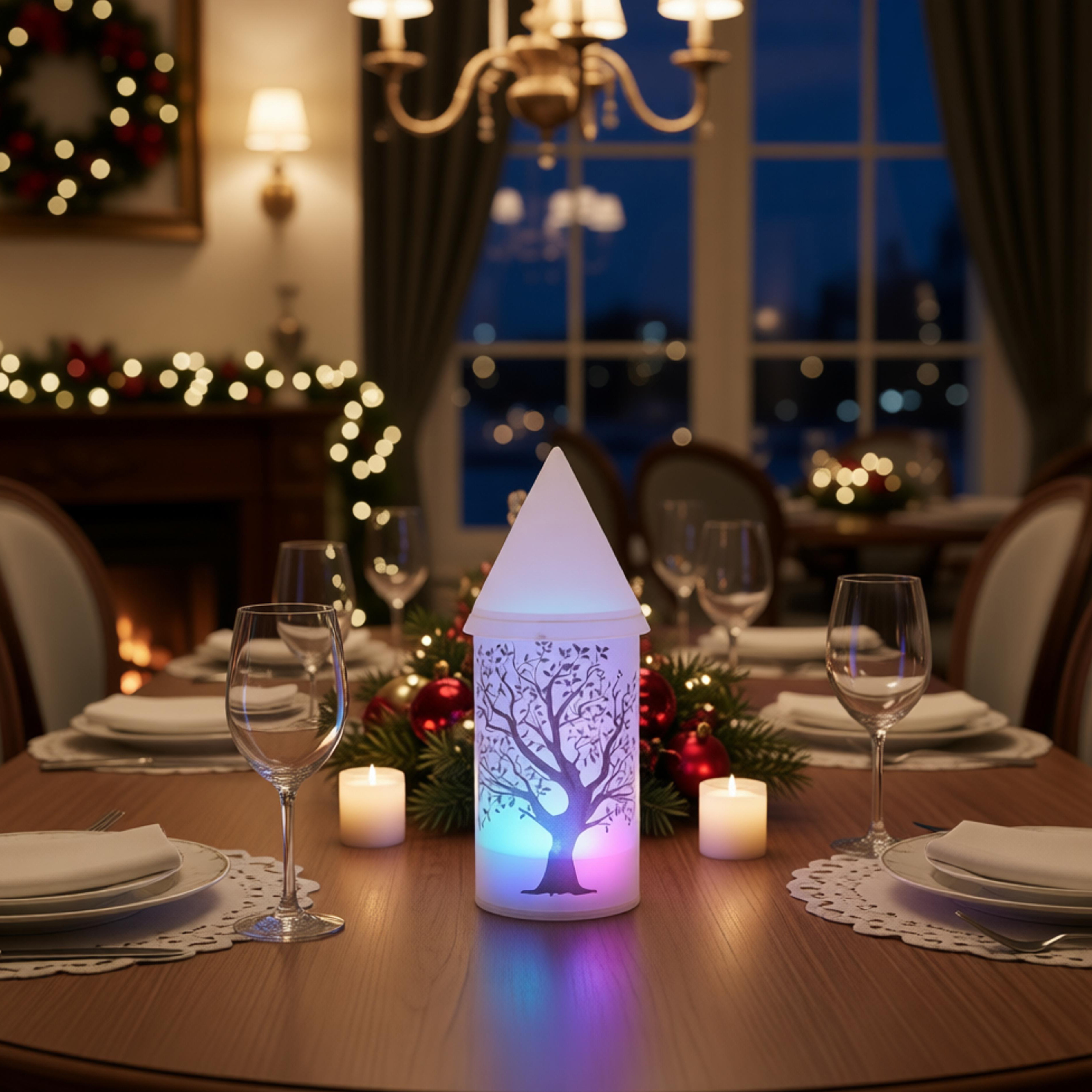 GLASS LED ORNAMENTS