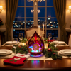 GLASS LED ORNAMENTS