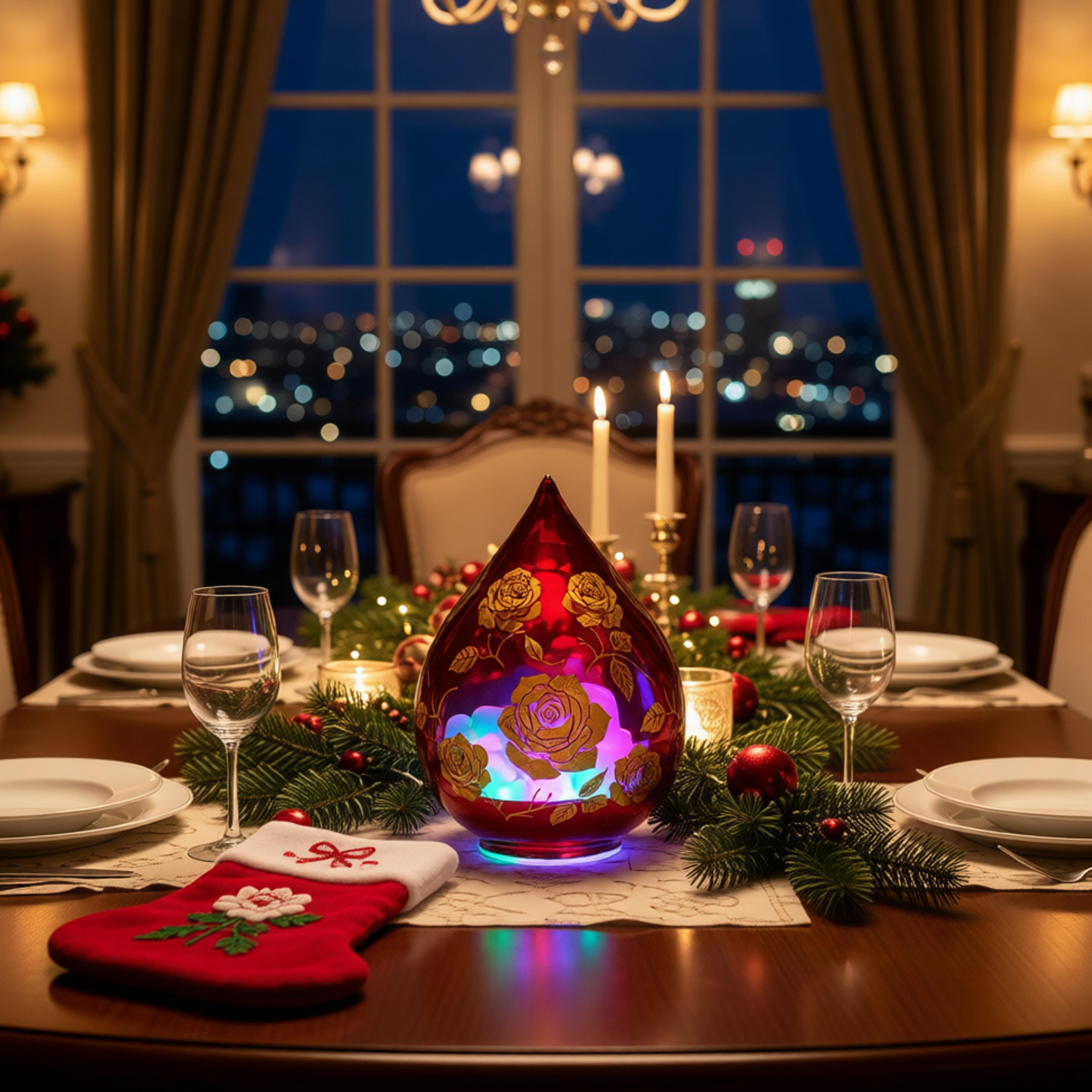 GLASS LED ORNAMENTS