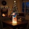 LED GLASS CANDLE HOLDER JESUS 