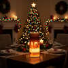 LED GLASS CANDLE HOLDER JESUS 