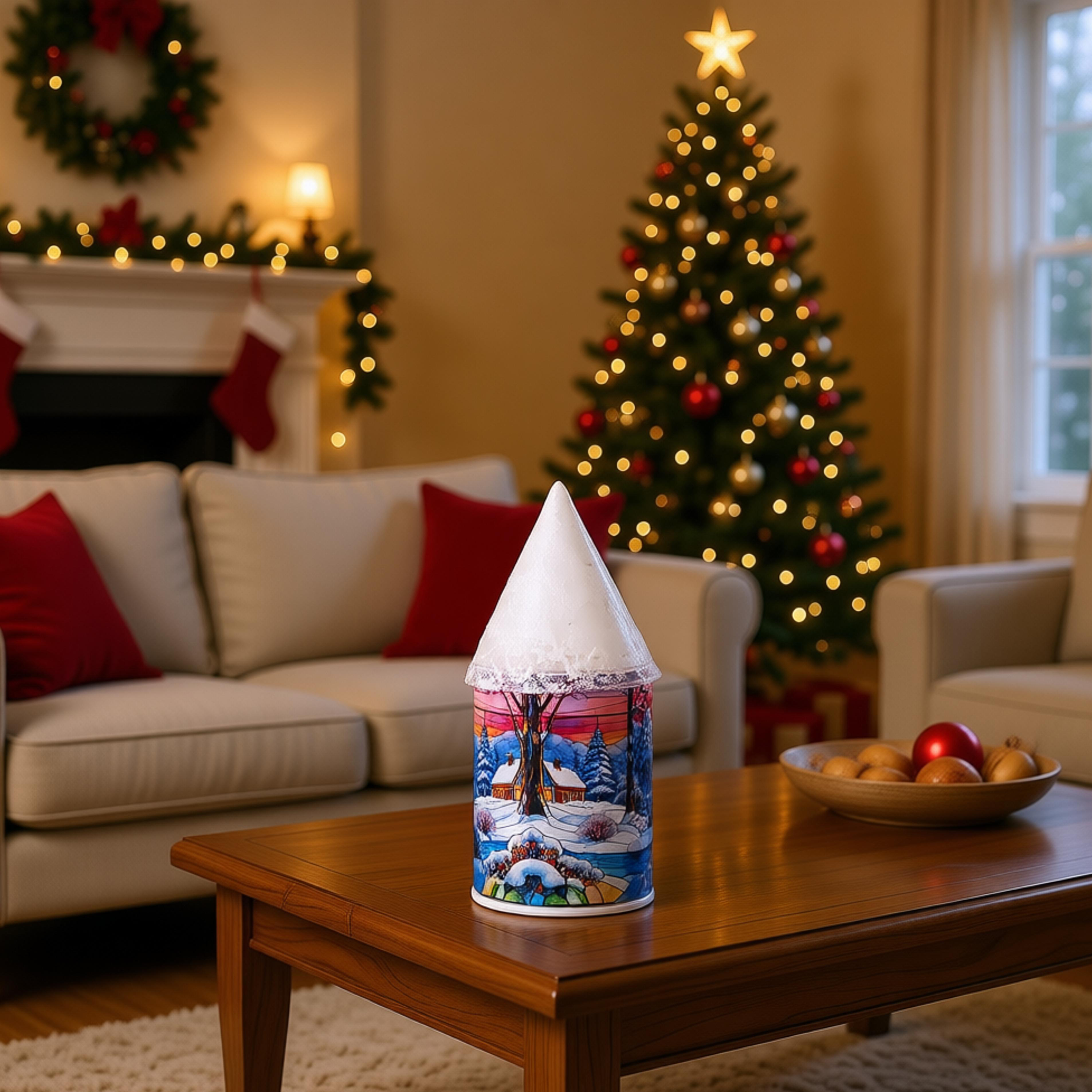 GLASS LED ORNAMENTS