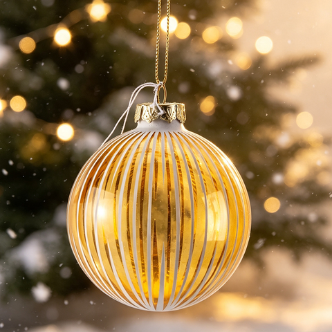 Glass Christmas ball for Party Decoration