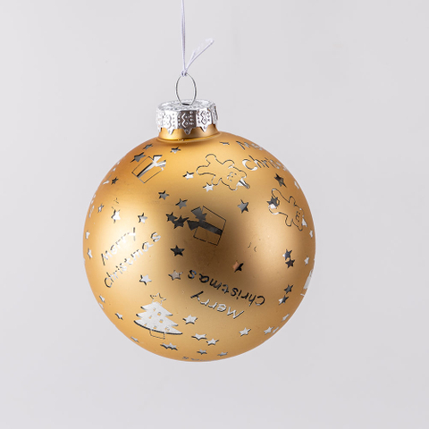 Glass Christmas ball for Party Decoration