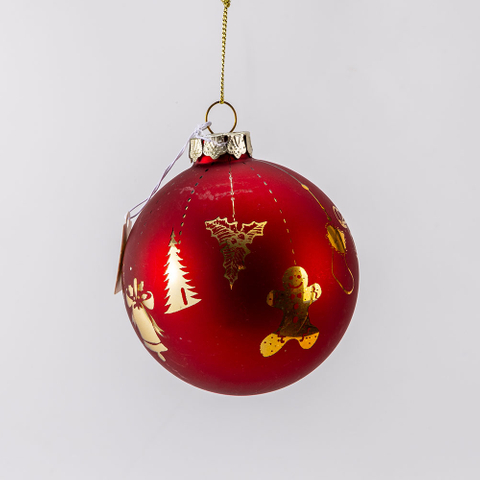 Glass Christmas ball for Party Decoration