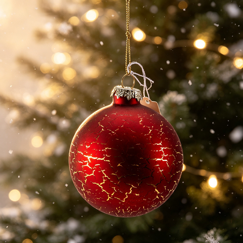 Glass Christmas ball for Party Decoration