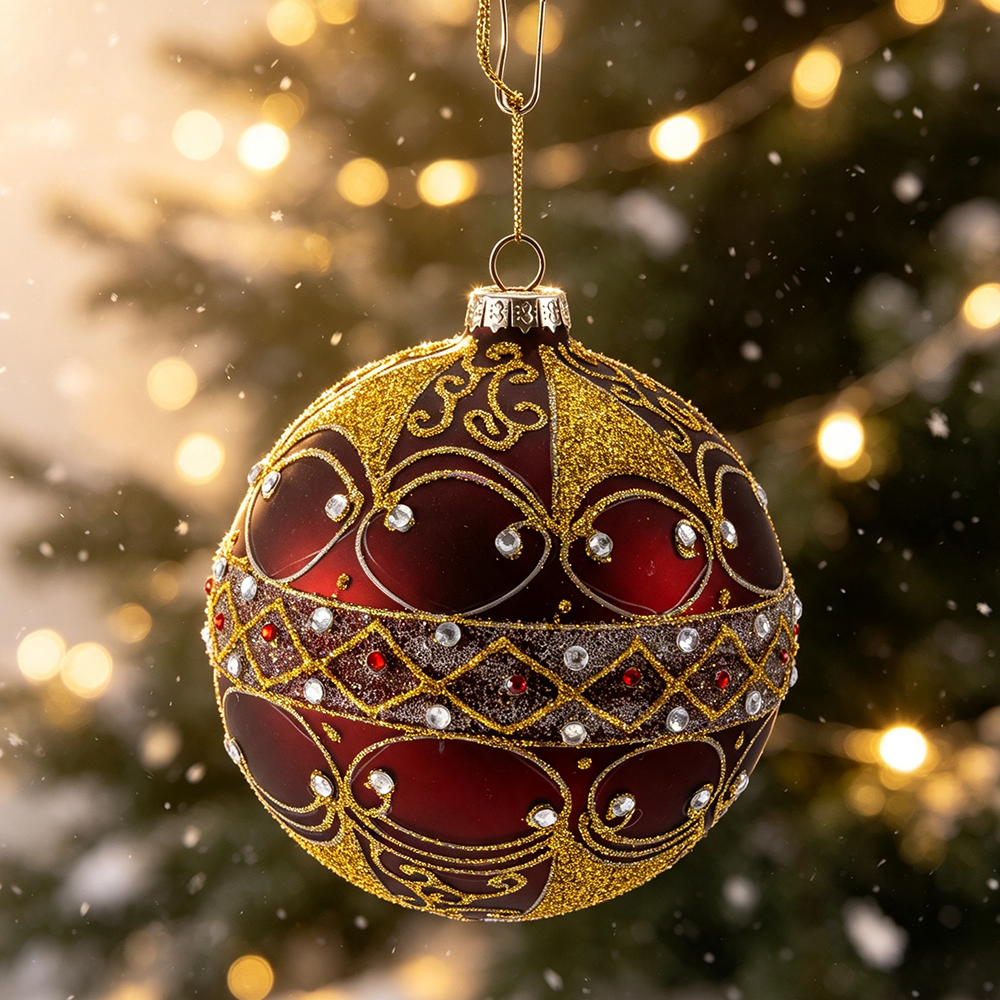 Glass Ornaments for Party Decoration