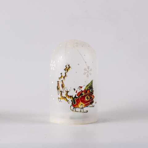 GLASS LED ORNAMENTS