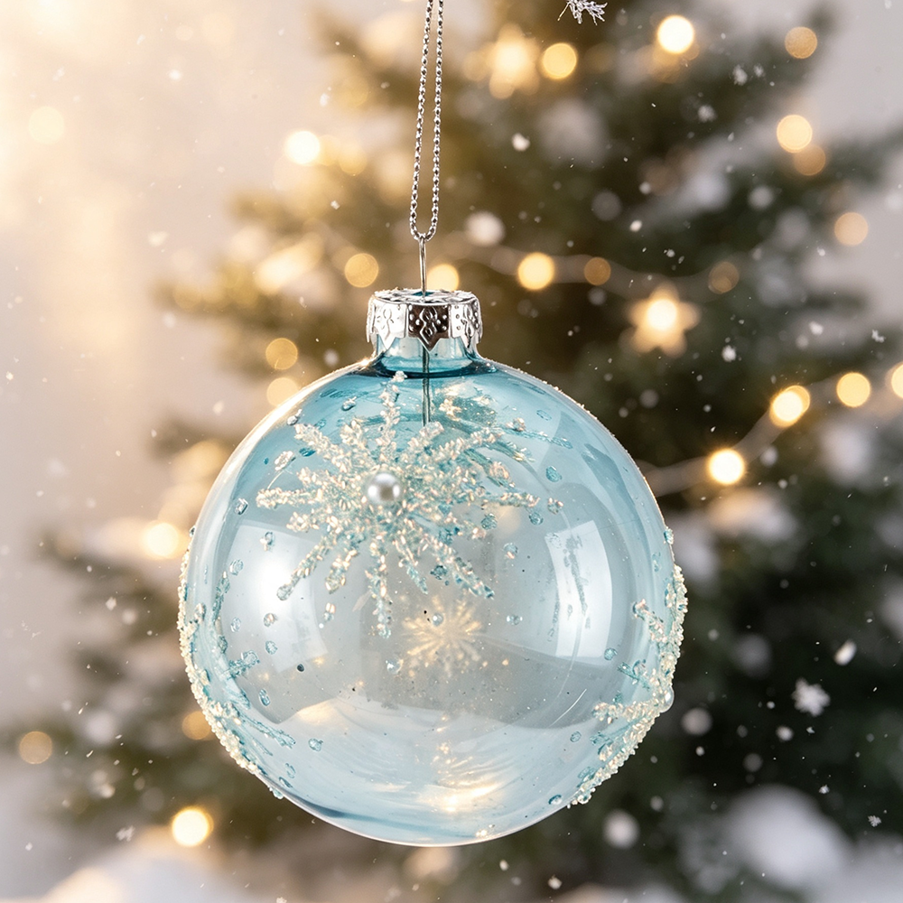 Glass Christmas ball for Party Decoration
