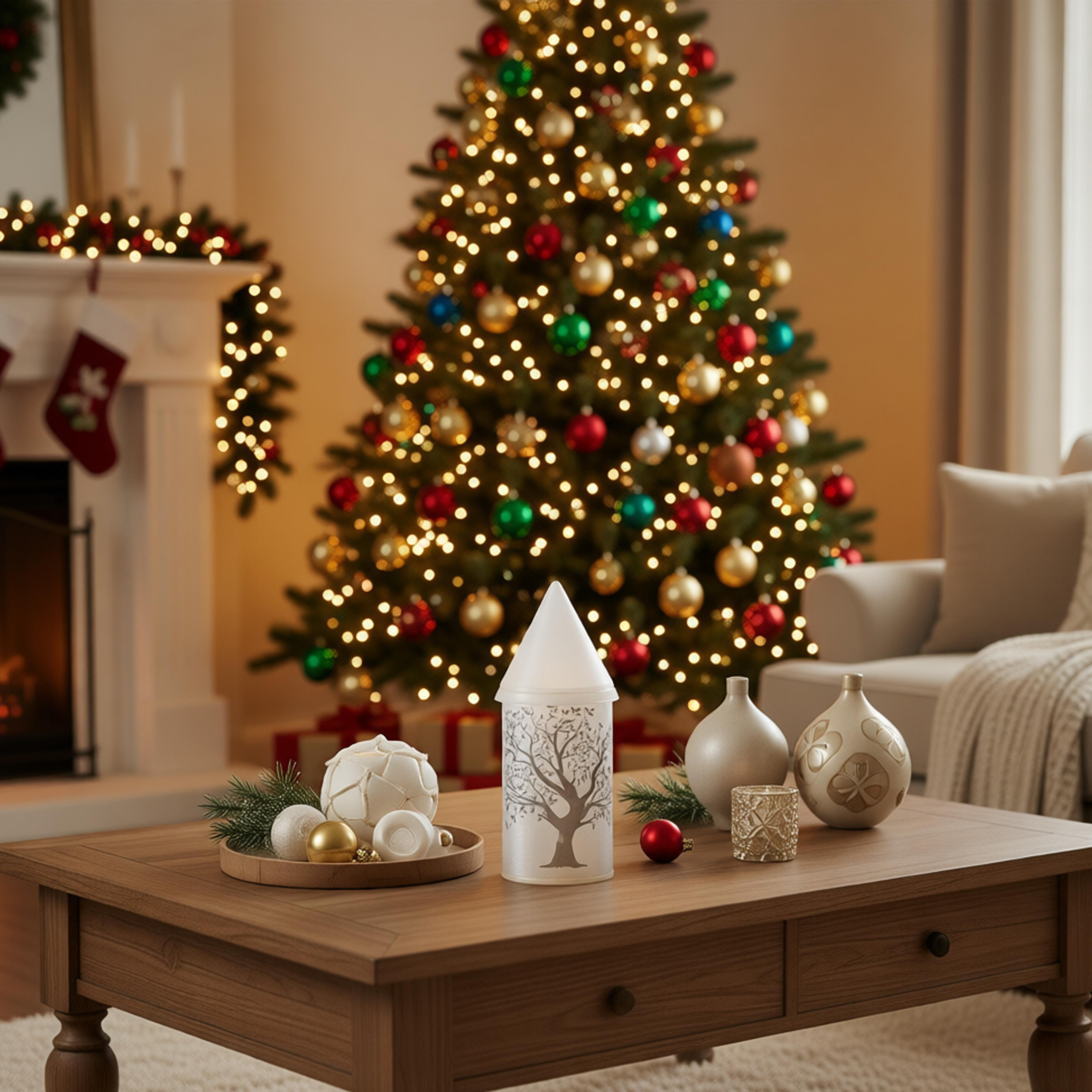 GLASS LED ORNAMENTS