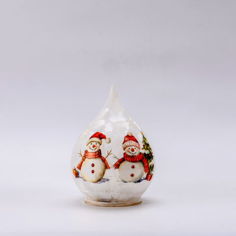GLASS LED ORNAMENTS