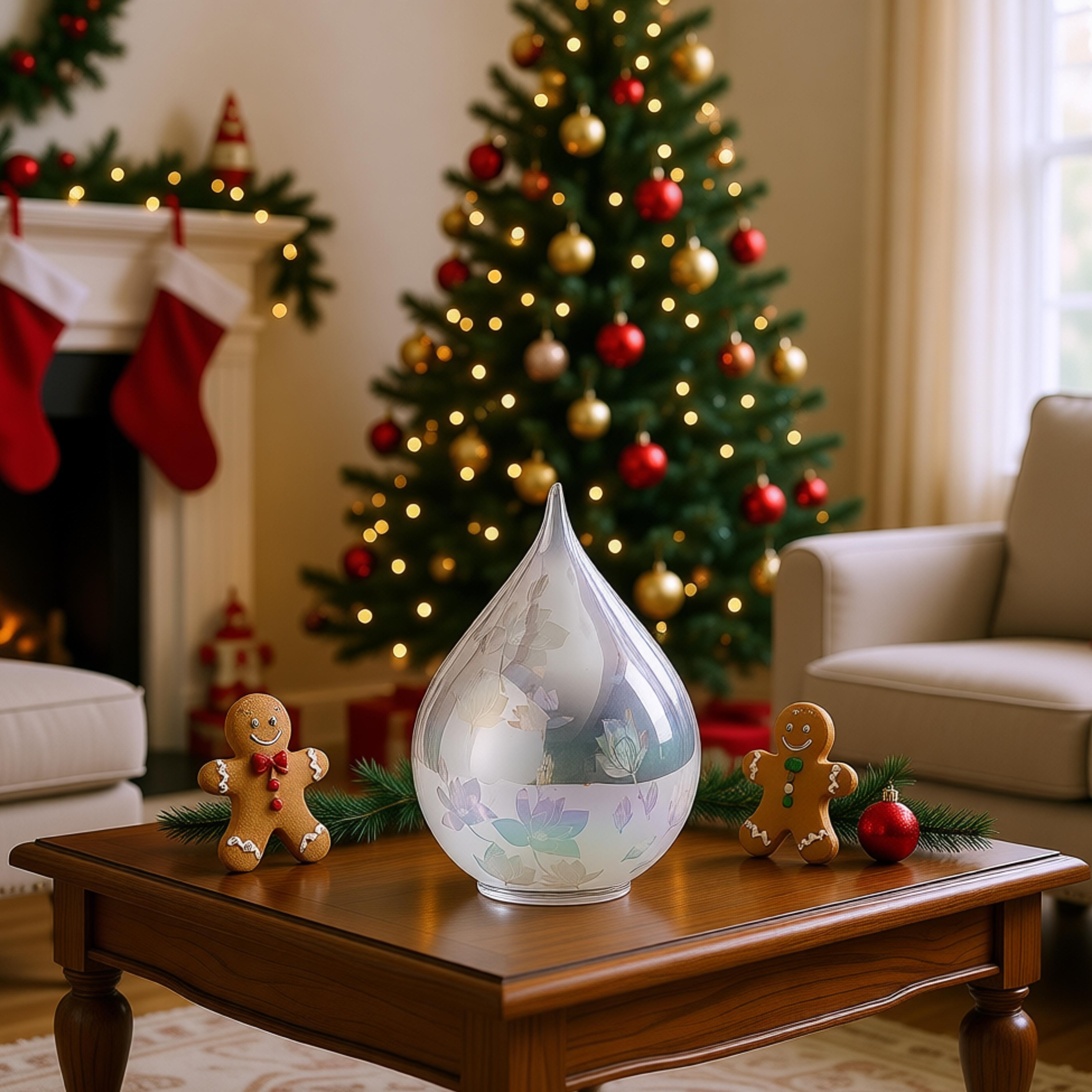 GLASS LED ORNAMENTS
