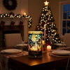 LED GLASS CANDLE HOLDER JESUS 