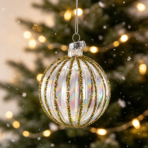Glass Christmas ball for Party Decoration