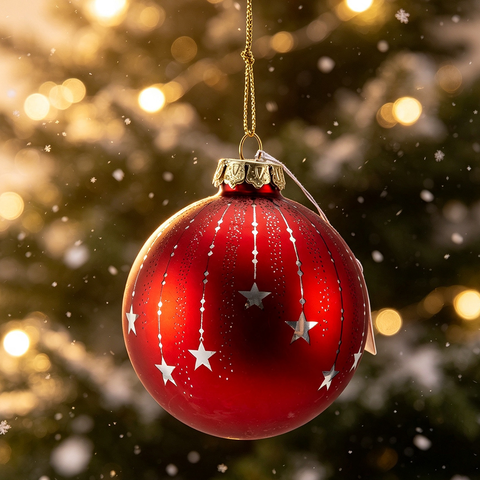 Glass Christmas ball for Party Decoration