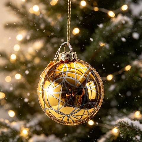 Glass Christmas ball for Party Decoration