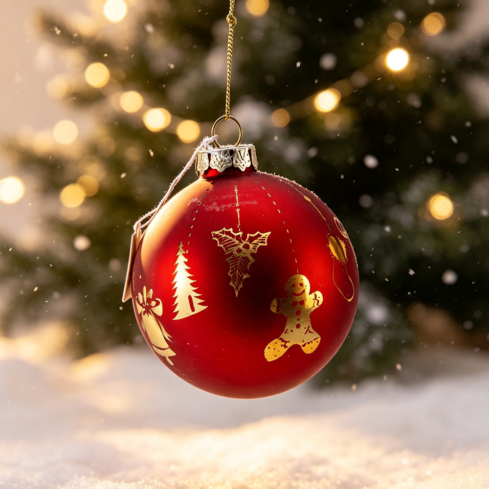Glass Christmas ball for Party Decoration