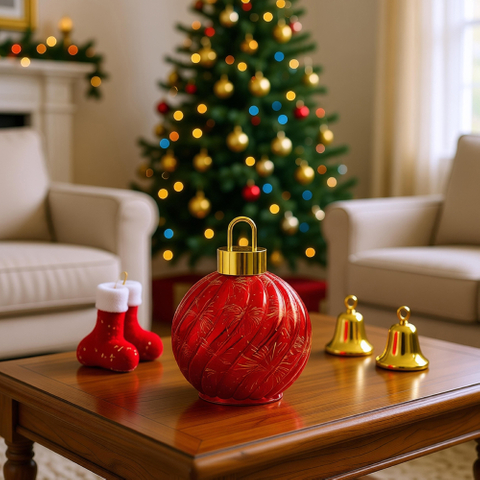 GLASS LED ORNAMENTS