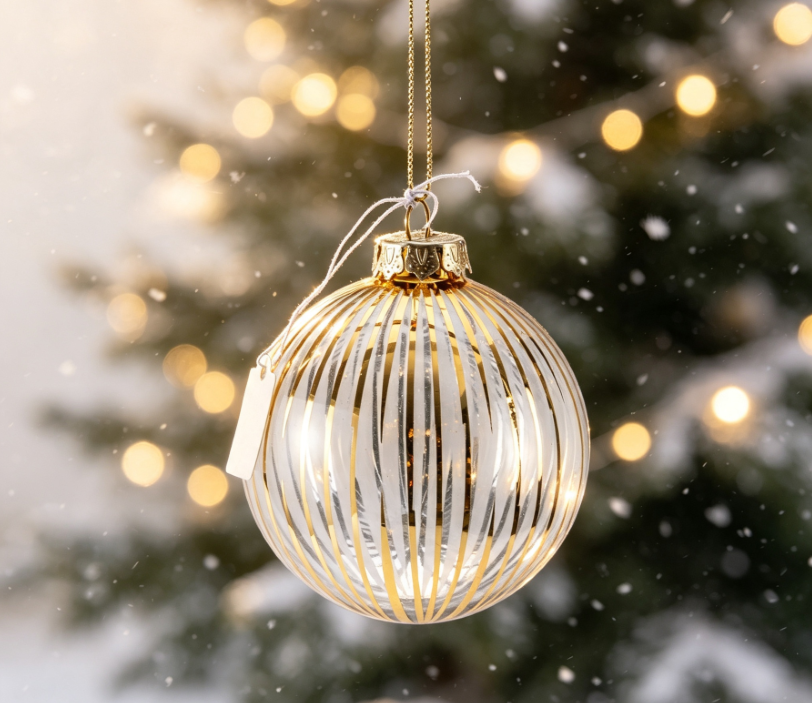 Glass Christmas ball for Party Decoration
