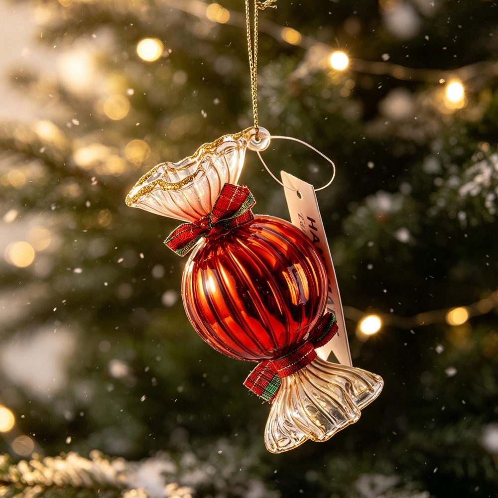 Glass Christmas candy for Party Decoration