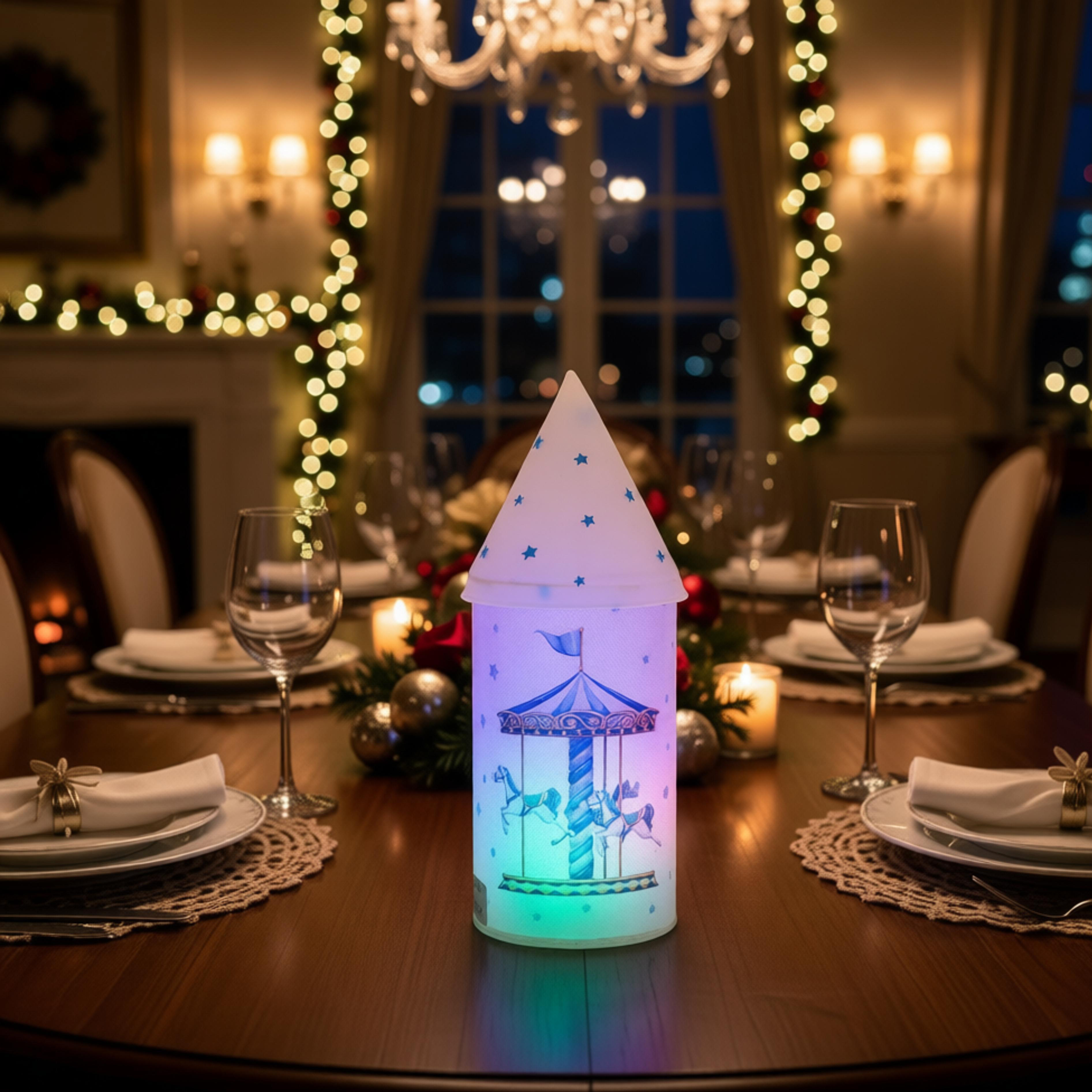 GLASS LED ORNAMENTS