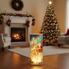 LED GLASS CANDLE HOLDER JESUS 