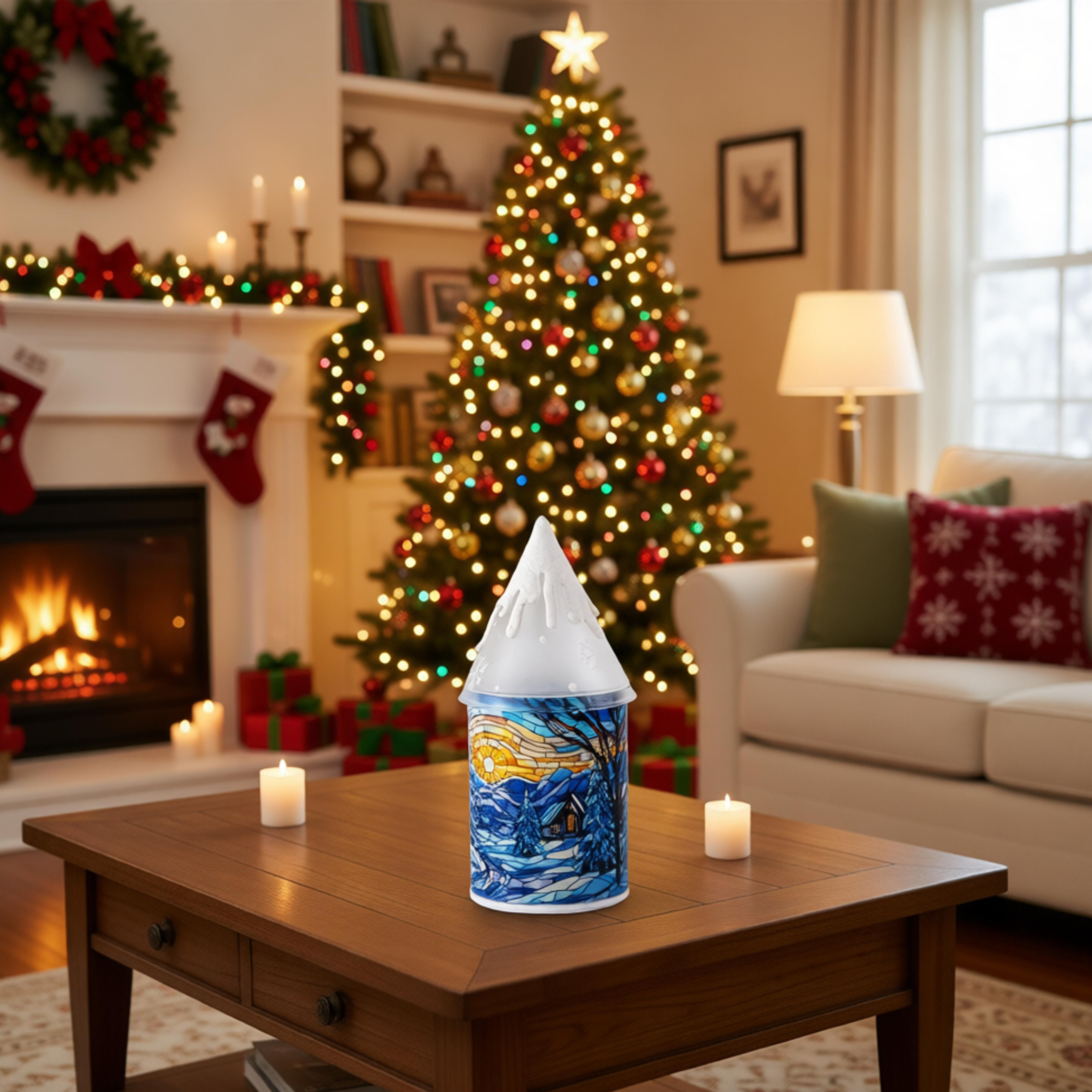 GLASS LED ORNAMENTS