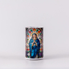 LED GLASS CANDLE HOLDER JESUS 